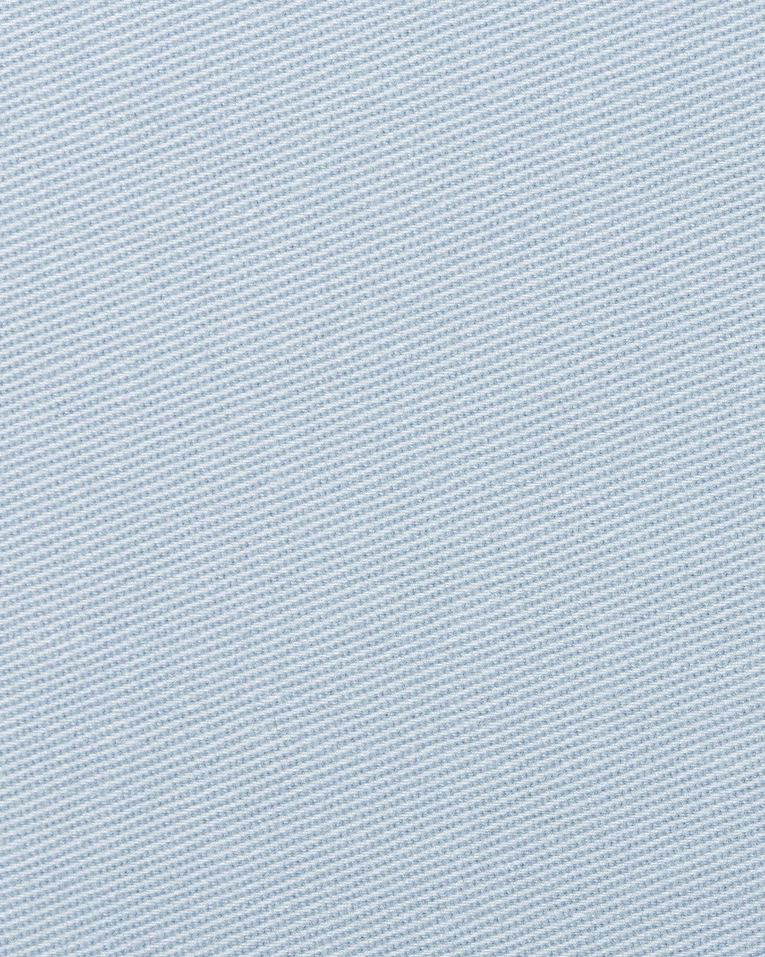 Close up view of custom Genoa Chino pants for men by Luxire in powder blue