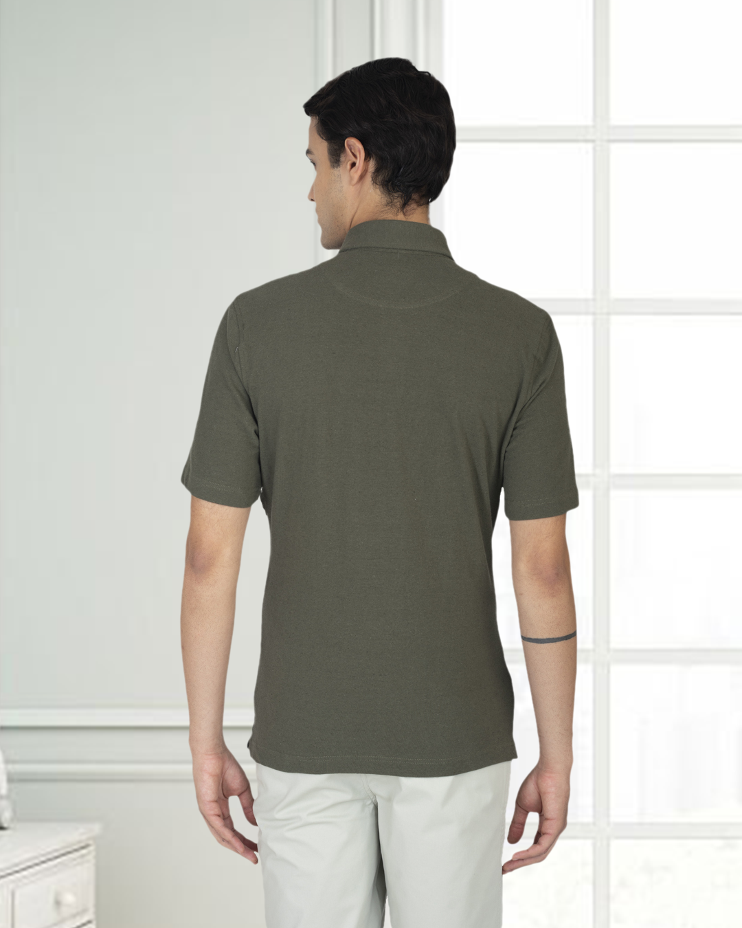 Genoa Pale Green Shorts - 8