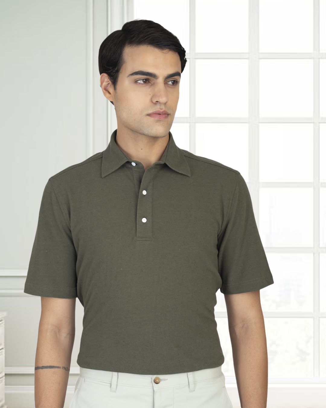 Genoa Pale Green Shorts - 7