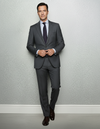 Dugdale New Fine Worsted Tropical Wool Suit- Grey