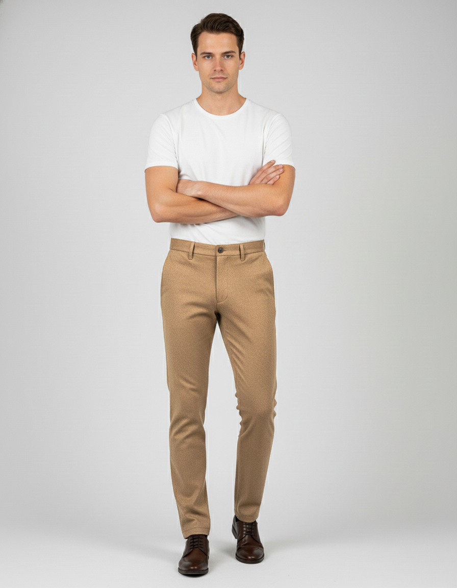 Camel Wool Chino - 7