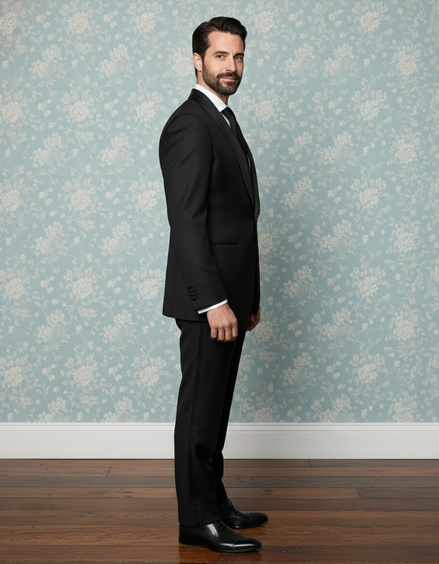 Black Tuxedo Suit - 5