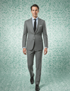 Dugdale Ash Grey Wool Flannel Dress Suit
