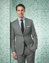 Dugdale Ash Grey Wool Flannel Dress Suit