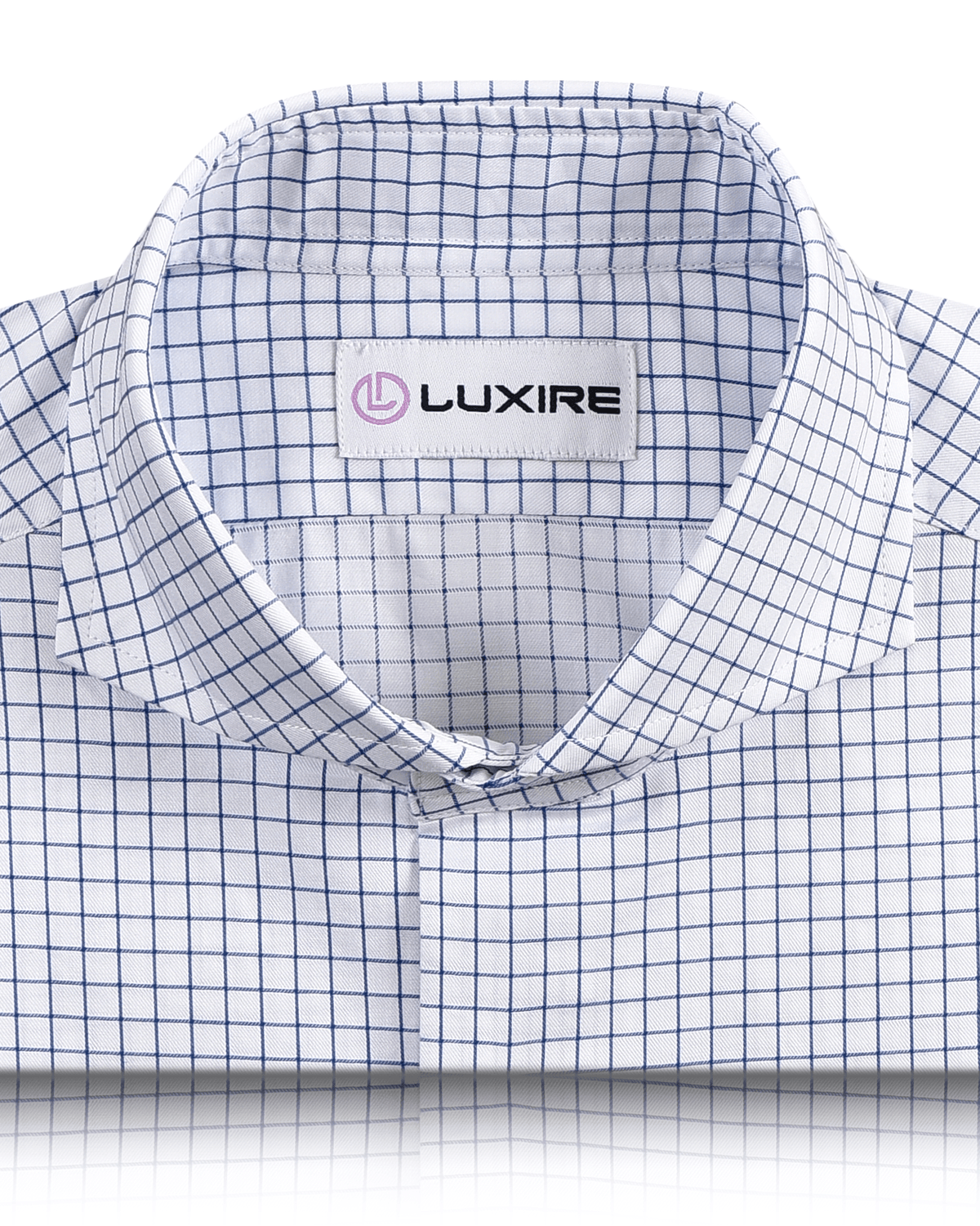 Monti Blue Graph Twill Checks Shirt - 2