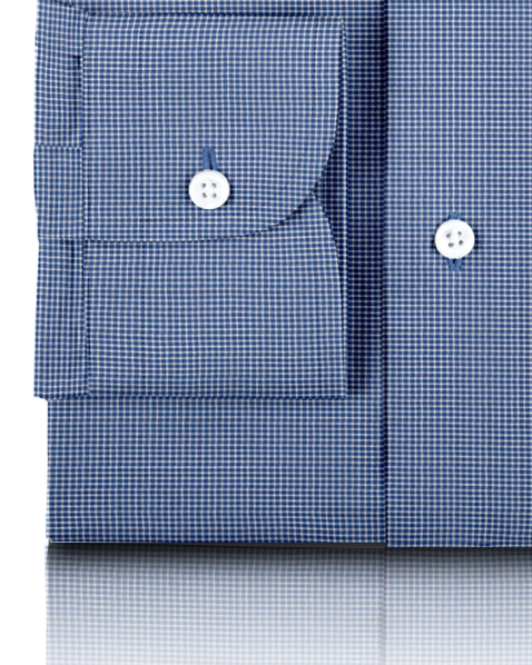 Royal Blue Micro Gingham
