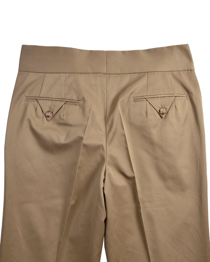 Gurkha Pant in Cotton Twill: Sand Fossil Beige