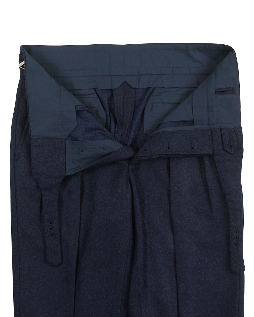 Gurkha Pant in VBC Navy Flannel - 3