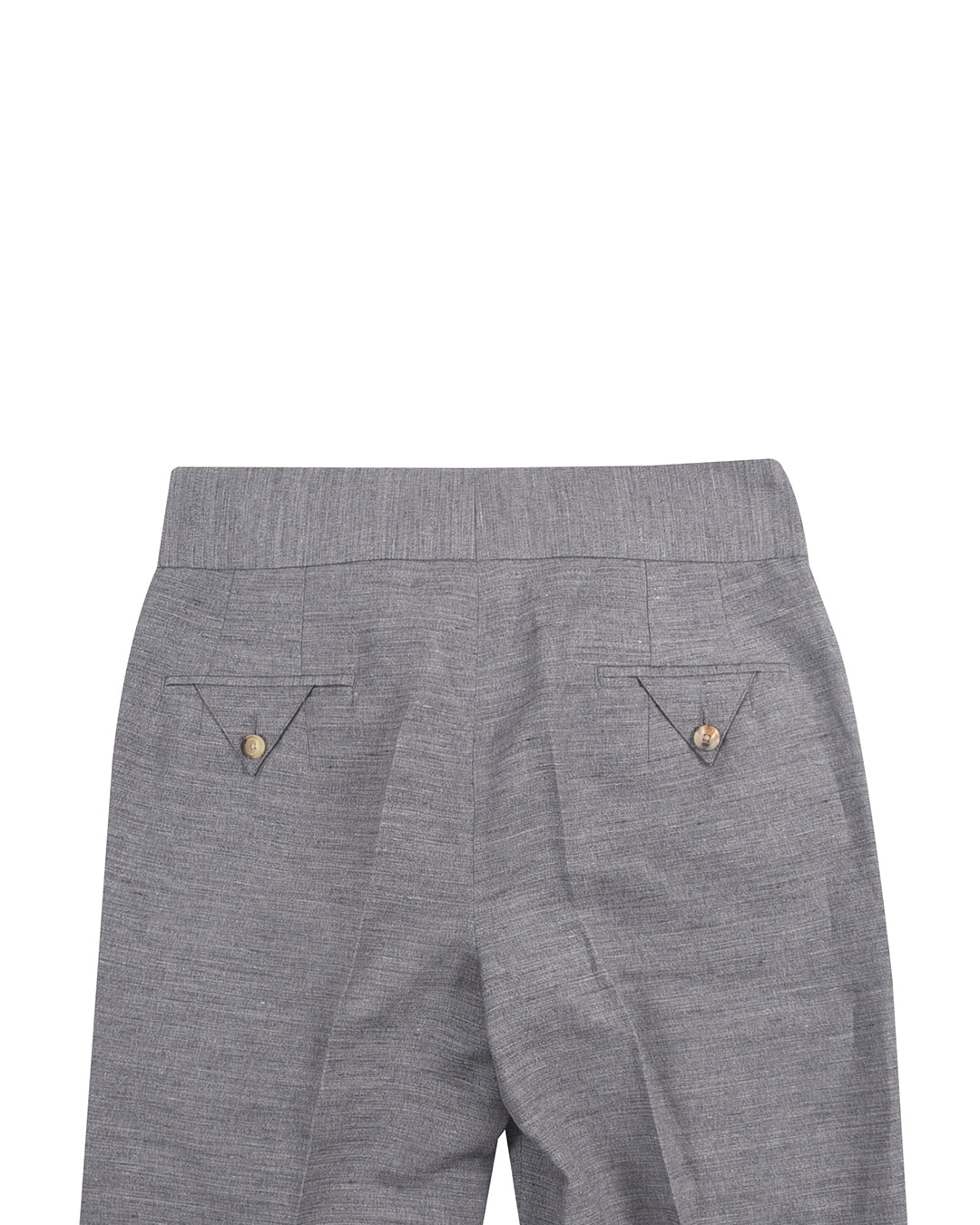 Gurkha Pant in Solbiati Light Grey Linen - 4