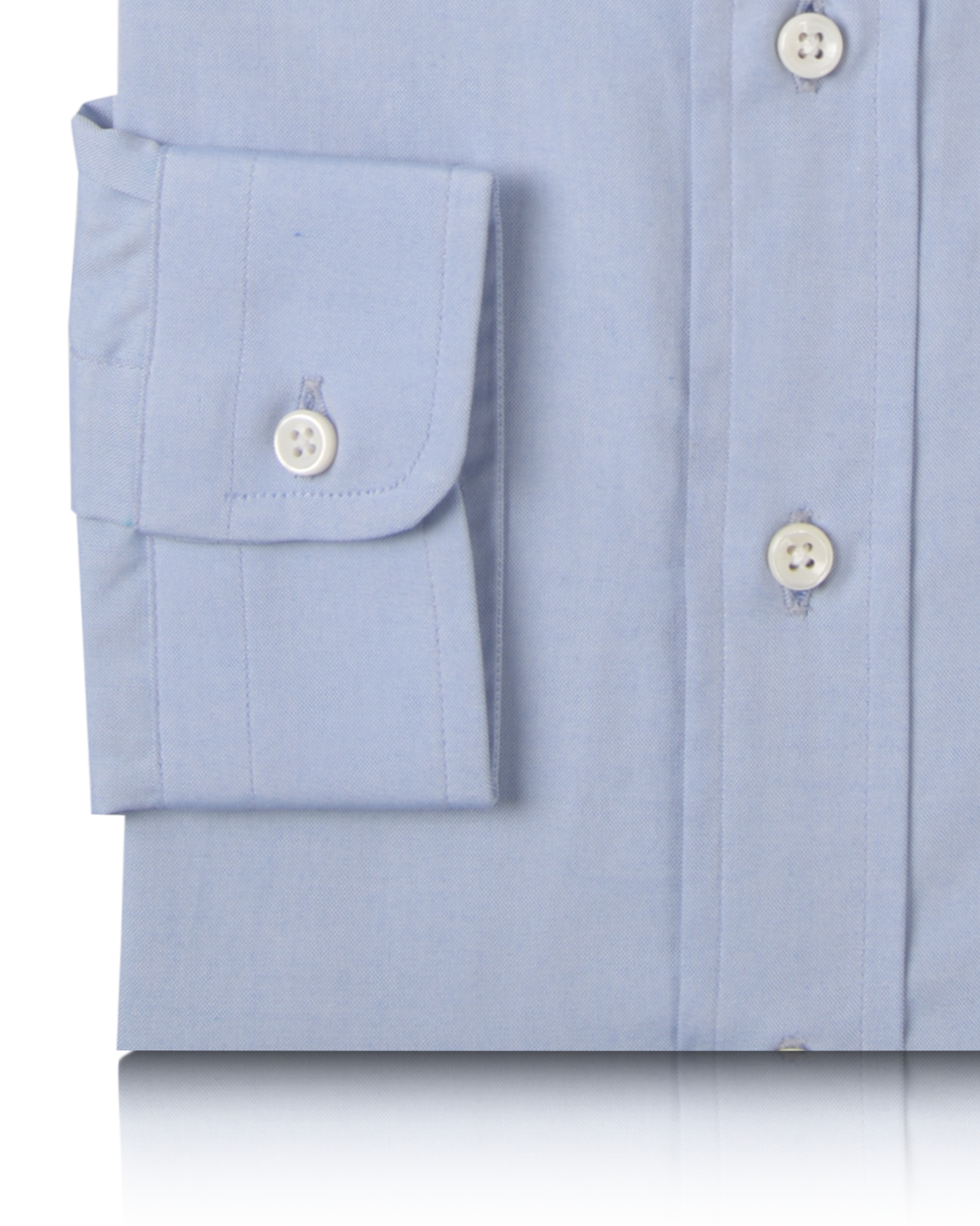 Blue Pinpoint Oxford Shirt - 3