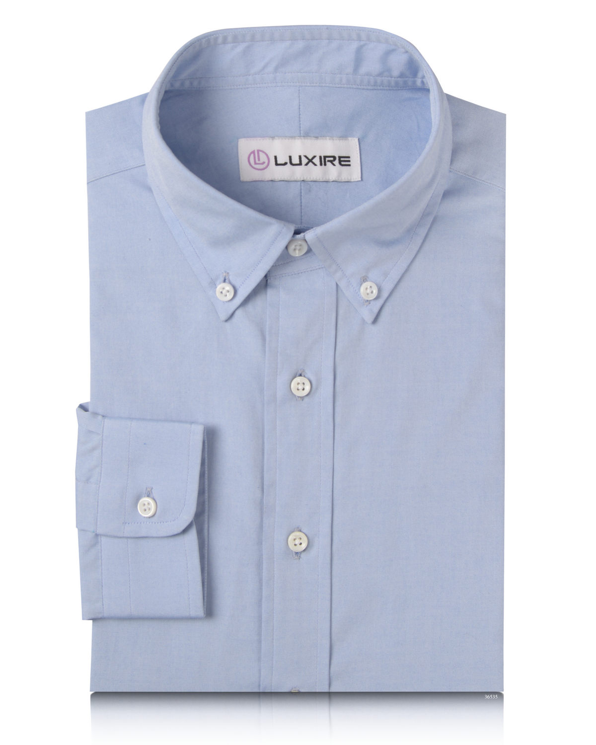 Blue Pinpoint Oxford Shirt - 1