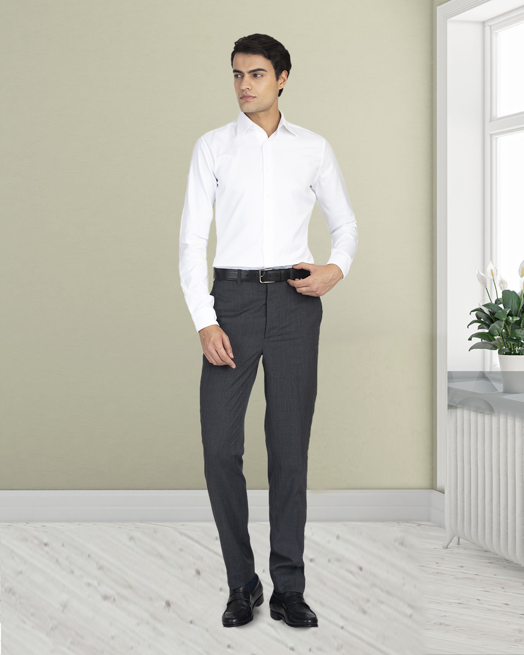Brembana 2-Ply Giza White Royal Oxford Shirt - 4