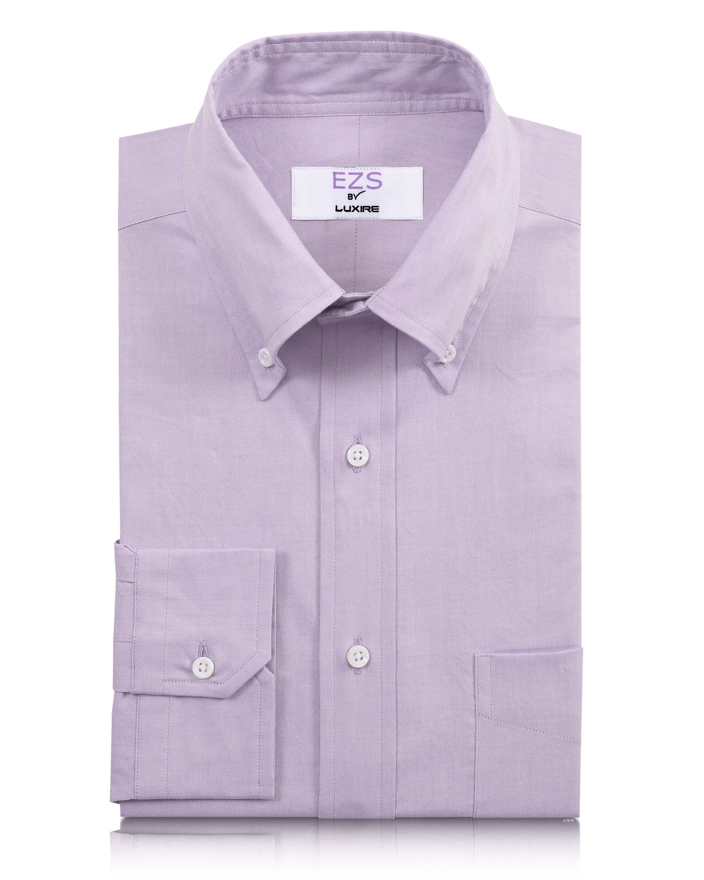 EZS Lilac Pinpoint Oxford Shirt