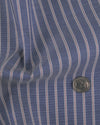Navy Awning Red Pinstripes Oxford Shirt