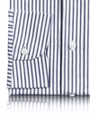 EZS Navy Candy Stripes Pinpoint oxford Shirt