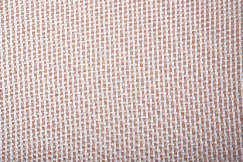 Pale Orange University Stripes Oxford Shirt