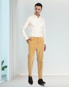 Pale Yellow Oxford Shirt