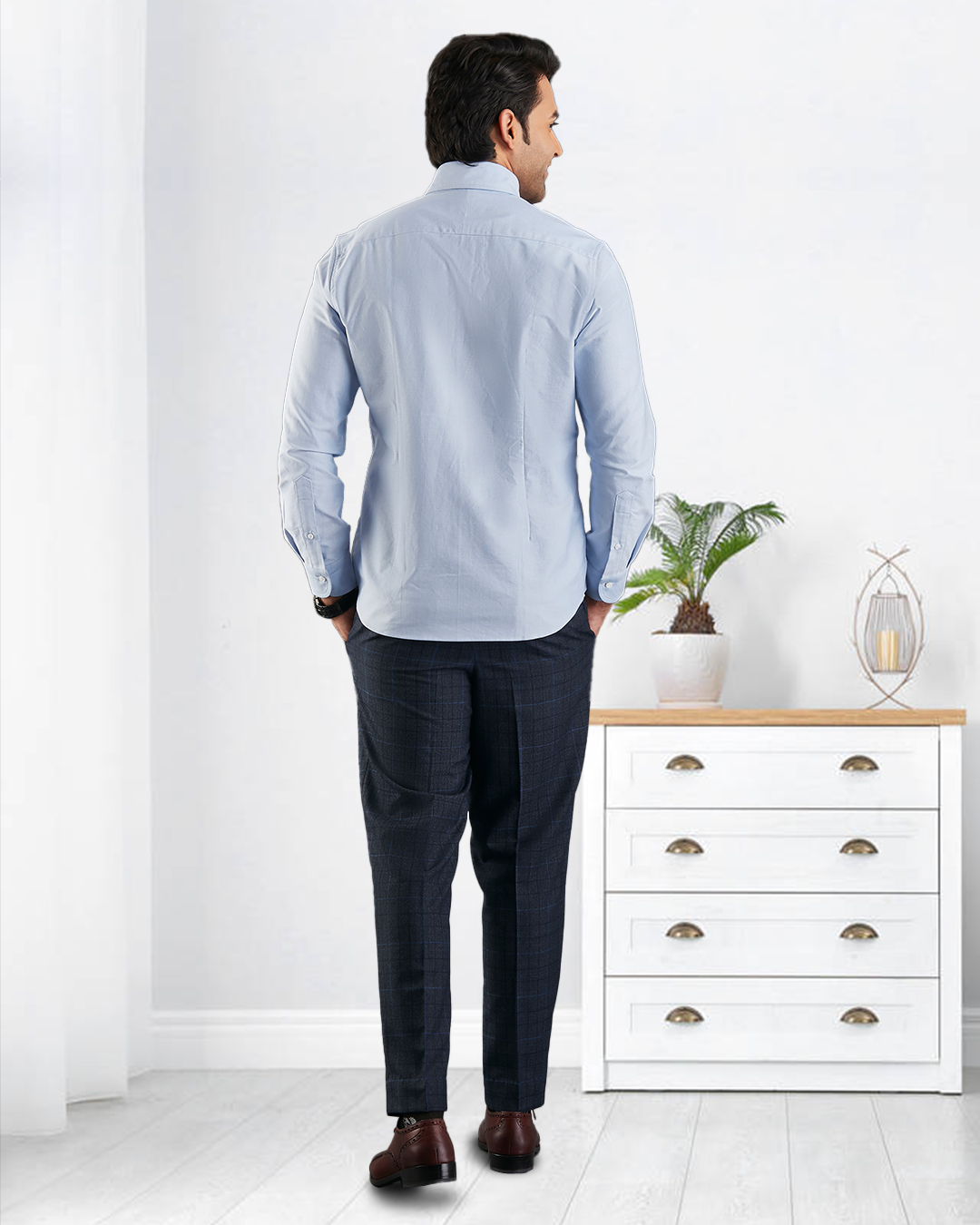 Sky Blue Oxford Shirt - 6