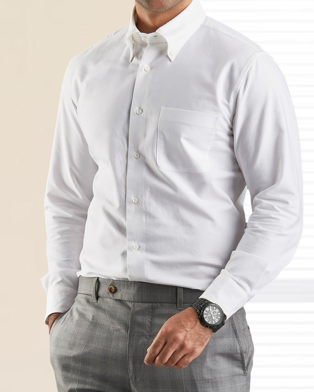Warzone White Oxford Shirt - 1