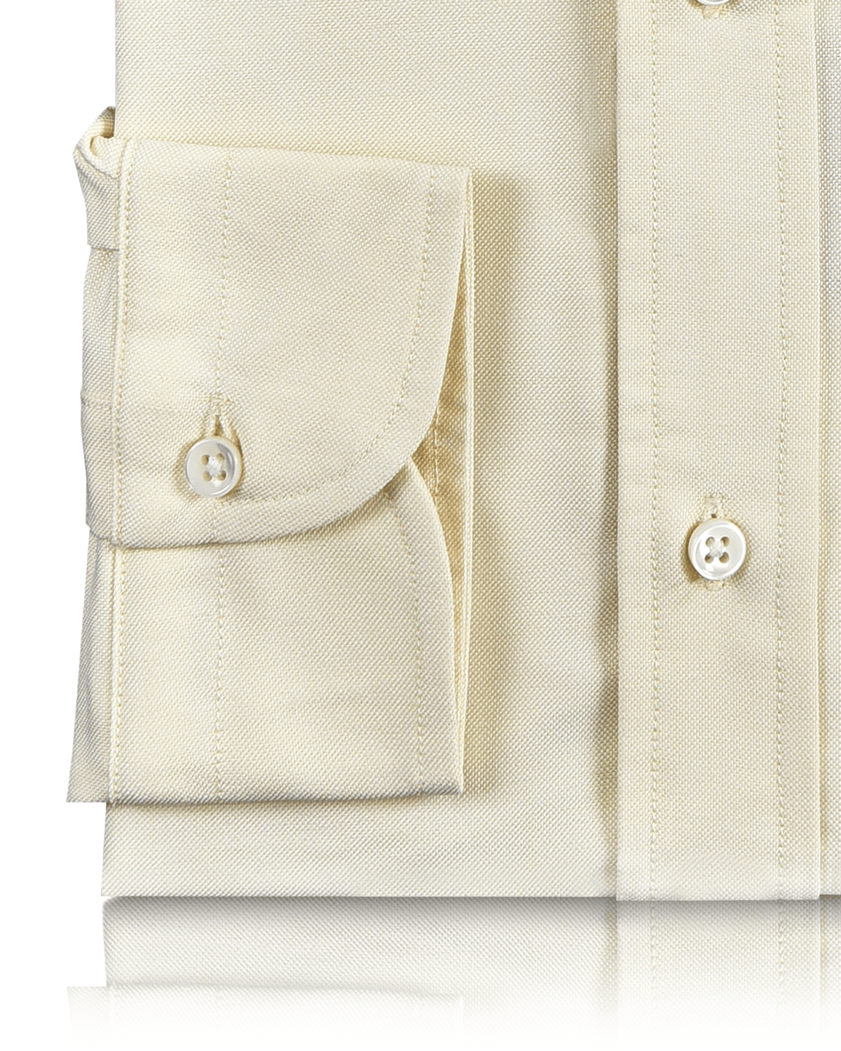 Pale Yellow Oxford Shirt - 3
