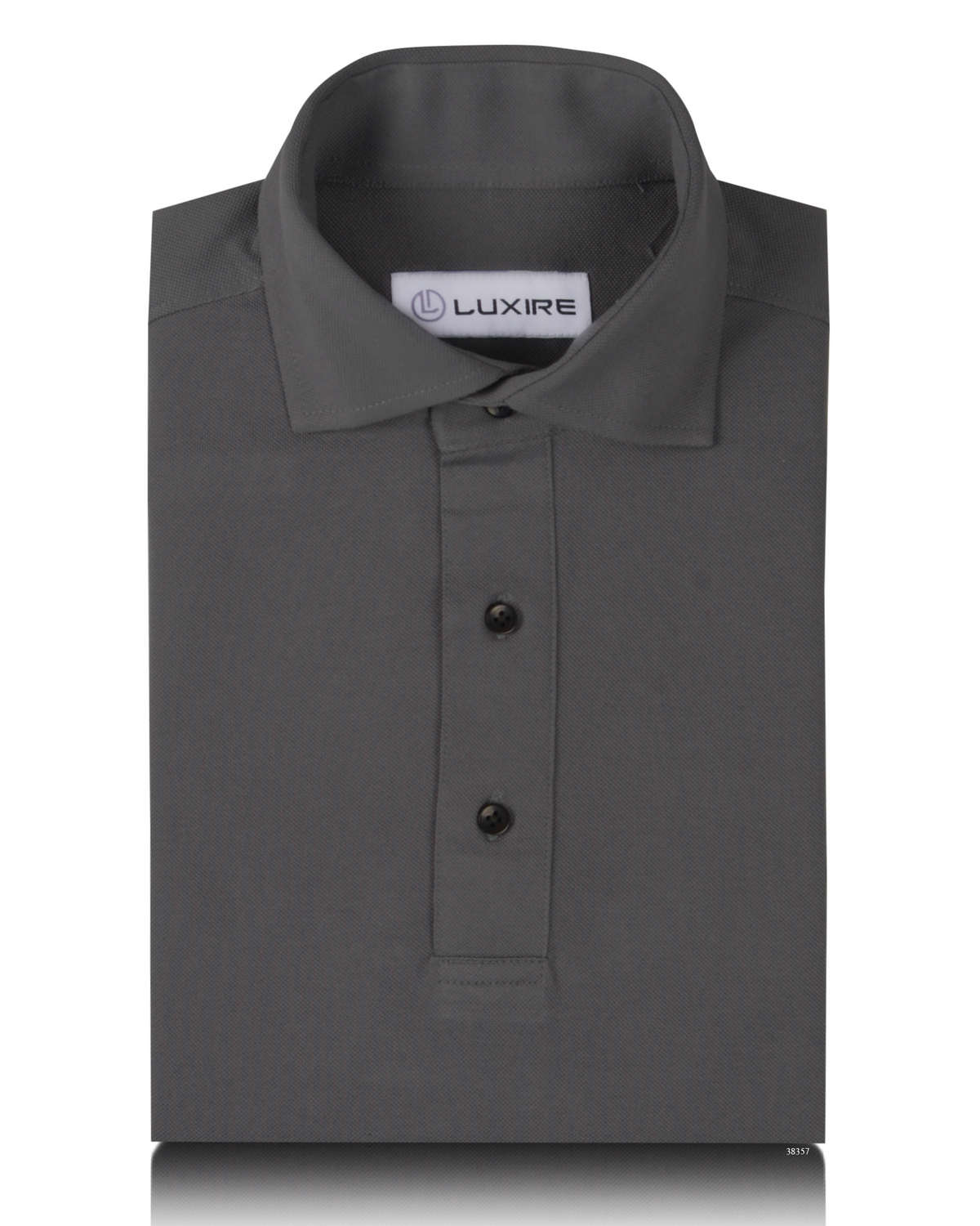 Ash Grey Soft Polo T-Shirt - 1
