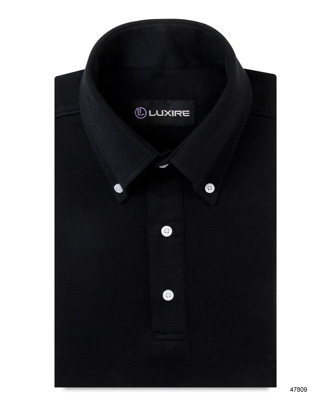 Midnight Black Polo T-shirt - 1