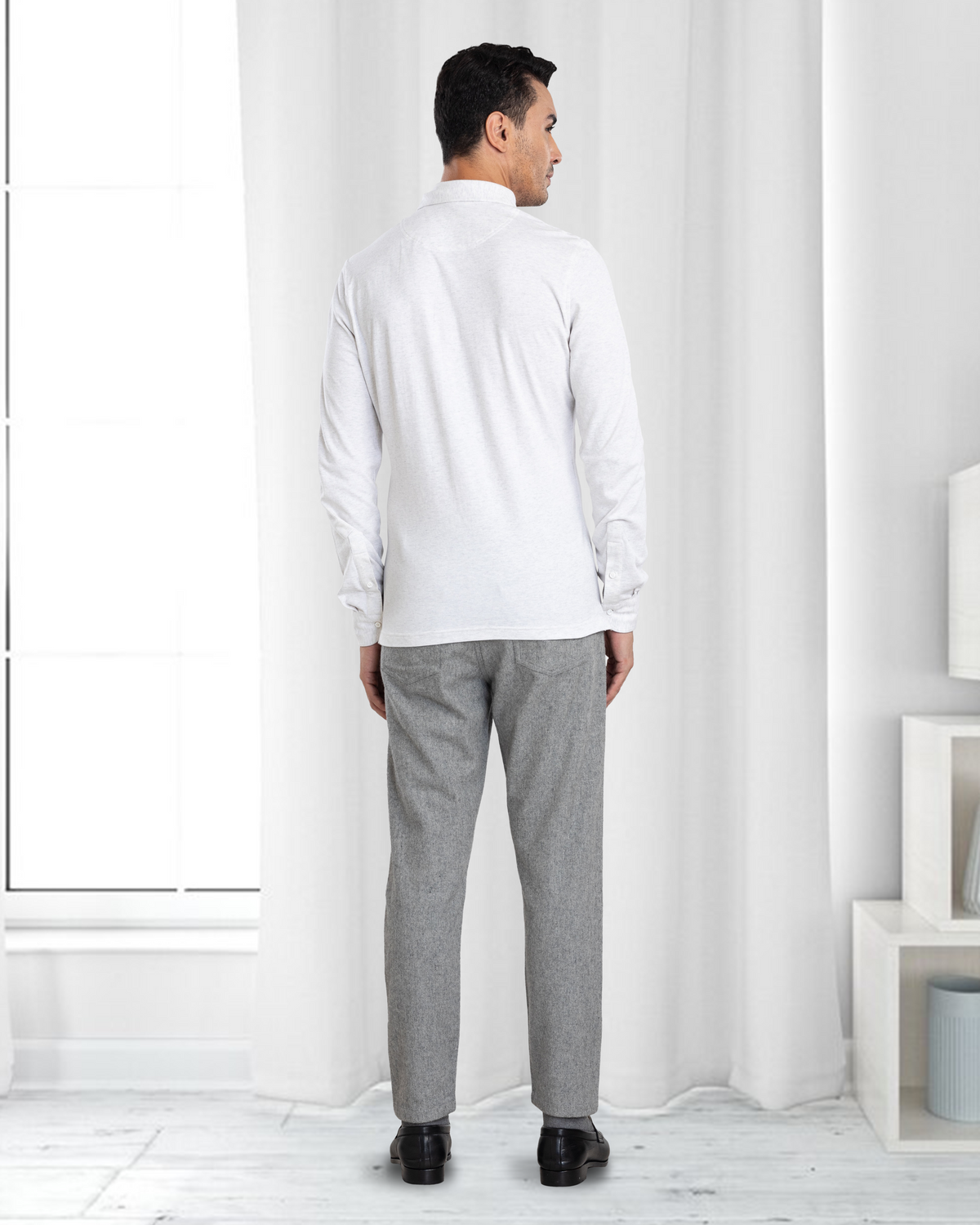 Polo Off White Heather - 7