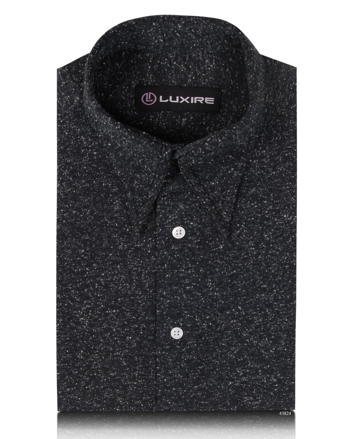 Speckled Grey Polo T-Shirt - 1