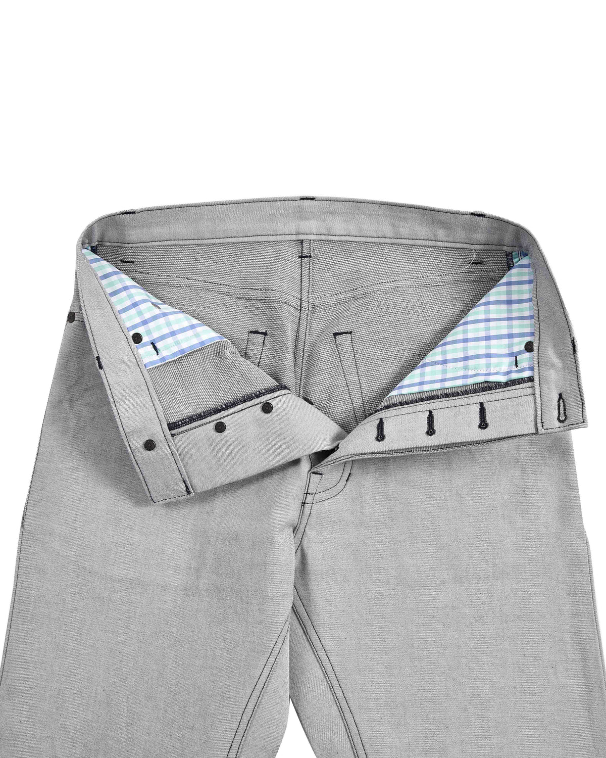 Grey Stretchable Jeans - 5