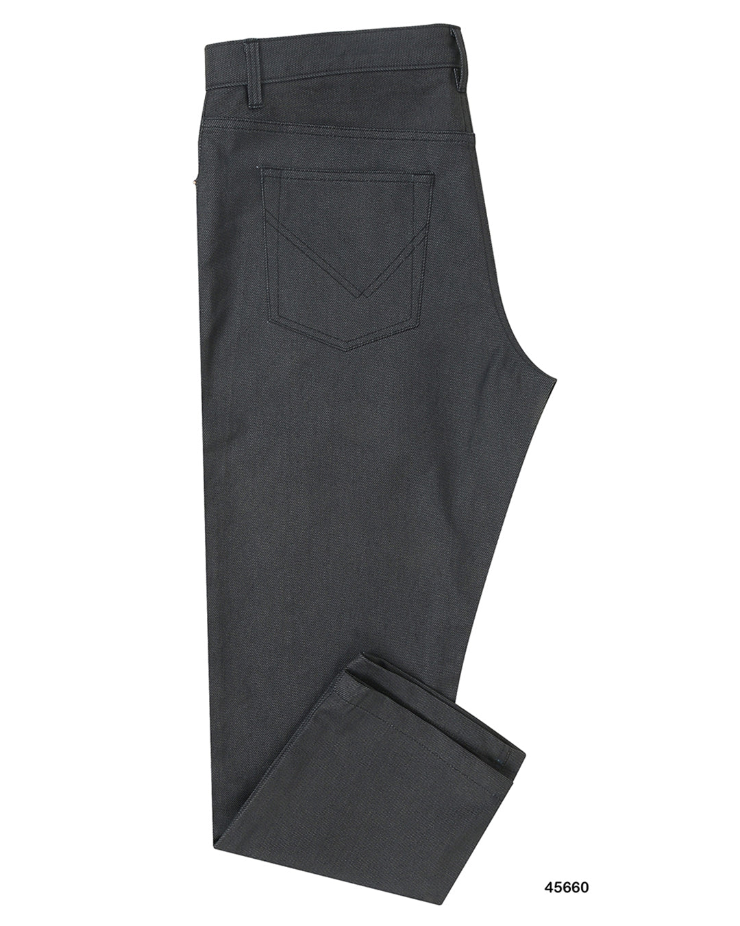 Waxed Jeans Charcoal Grey Jeans - 1