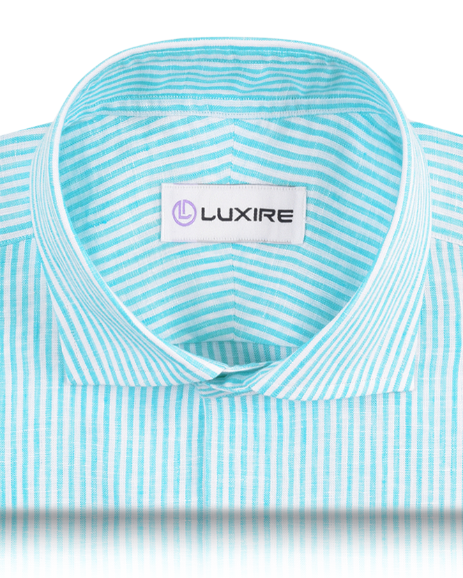 Blue University Stripes Linen Shirt