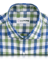 Green Blue Gingham Shirt