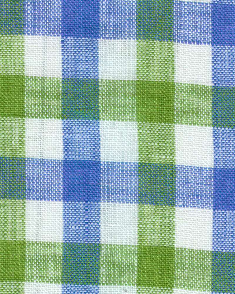Green Blue Gingham Shirt