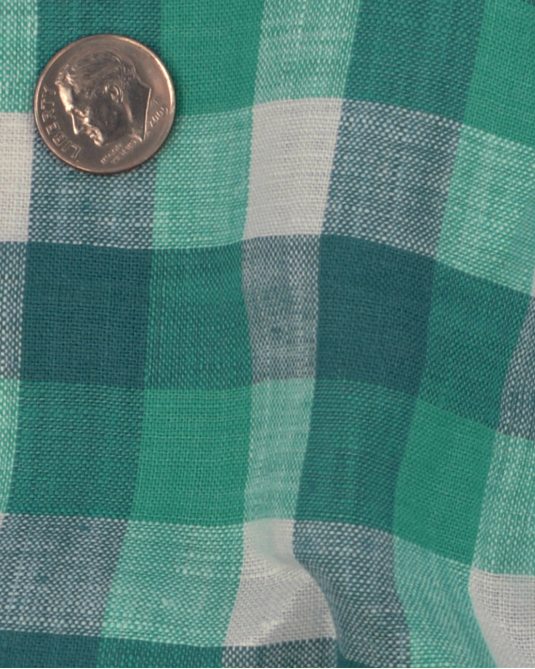 Linen: Shades of Green Tattersall - 4