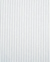 Cotton Linen: Grey Candy Stripes On White Shirt