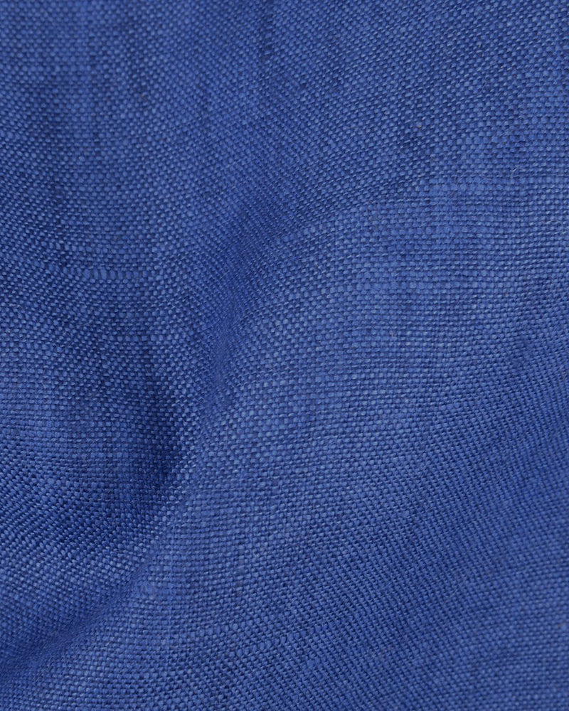 Linen: Plain Mid Blue