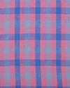 Linen: Pink Blue Gingham Checks