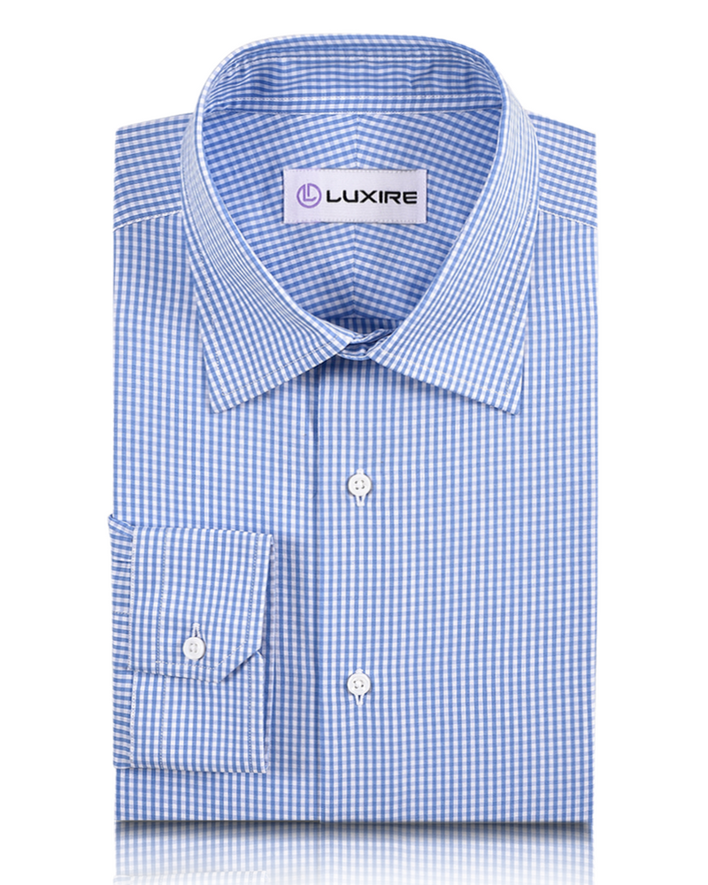 Sky Blue Gingham Shirt