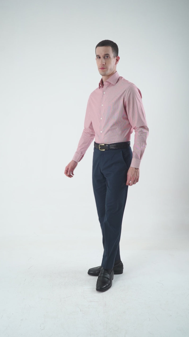 Dark Navy Twill Dress Pant