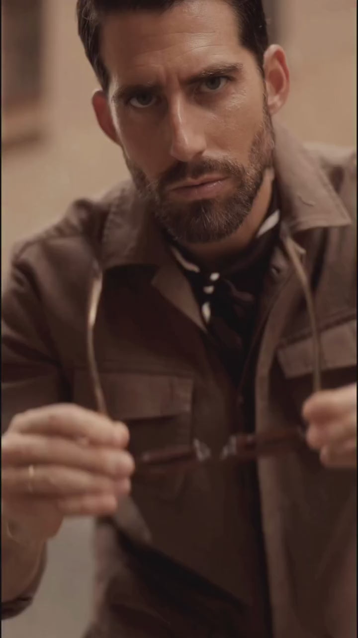 Linen Fresco Brown Pant