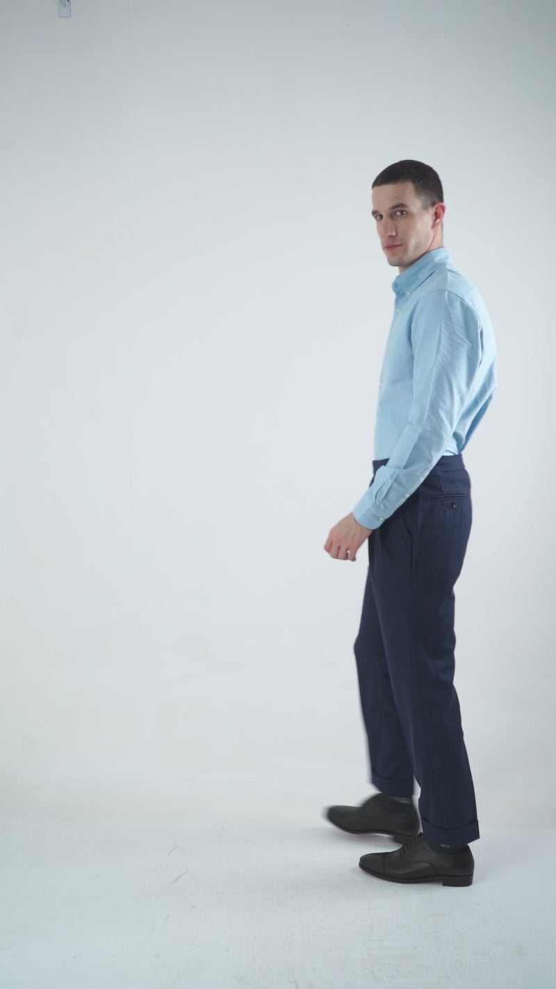 VBC Dark Brown Flannel Dress Pant