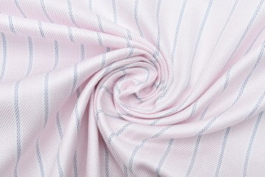 Pink and Navy Stripes Shirt - 5
