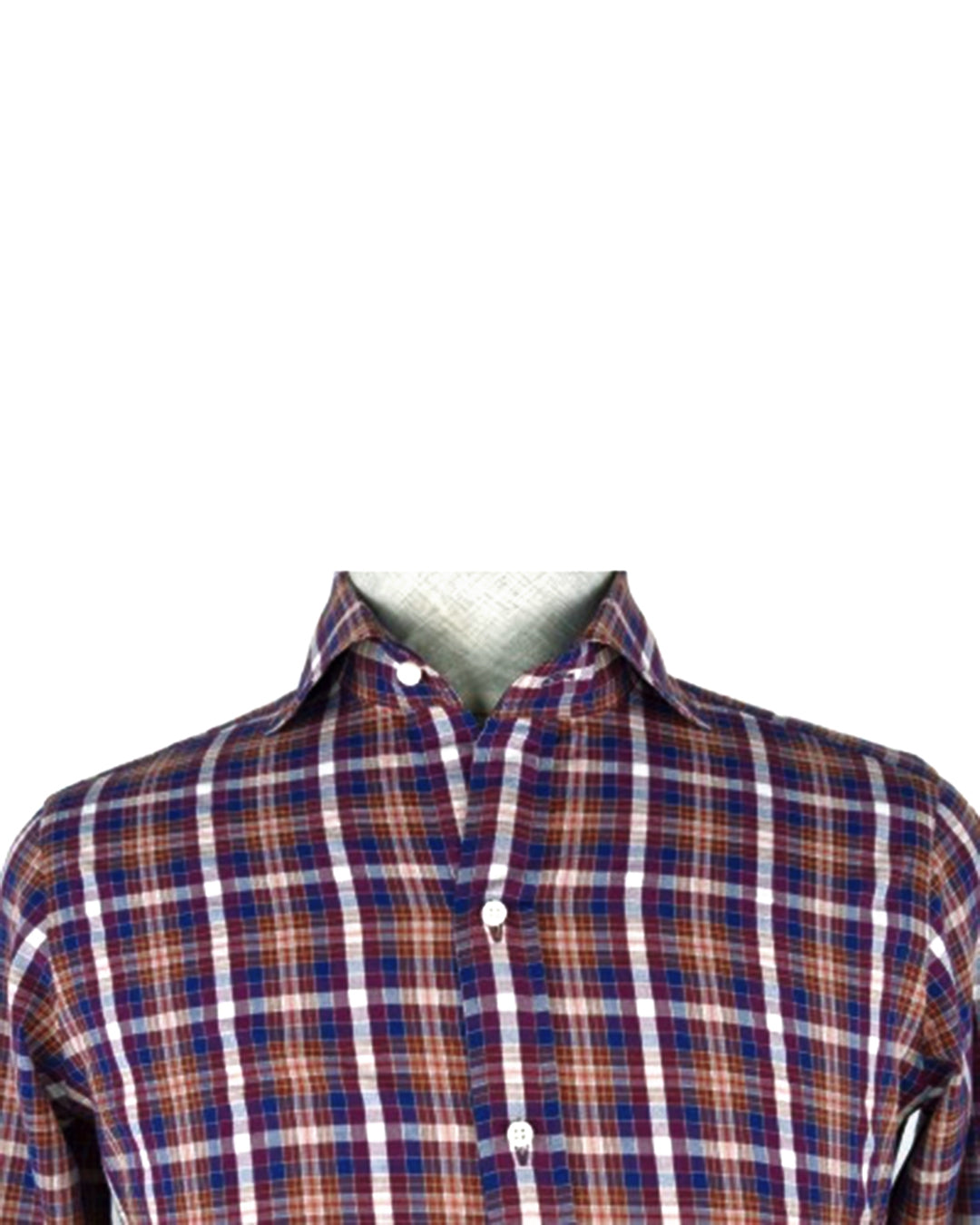 Summer Light  Maroon Blue Madras - 3