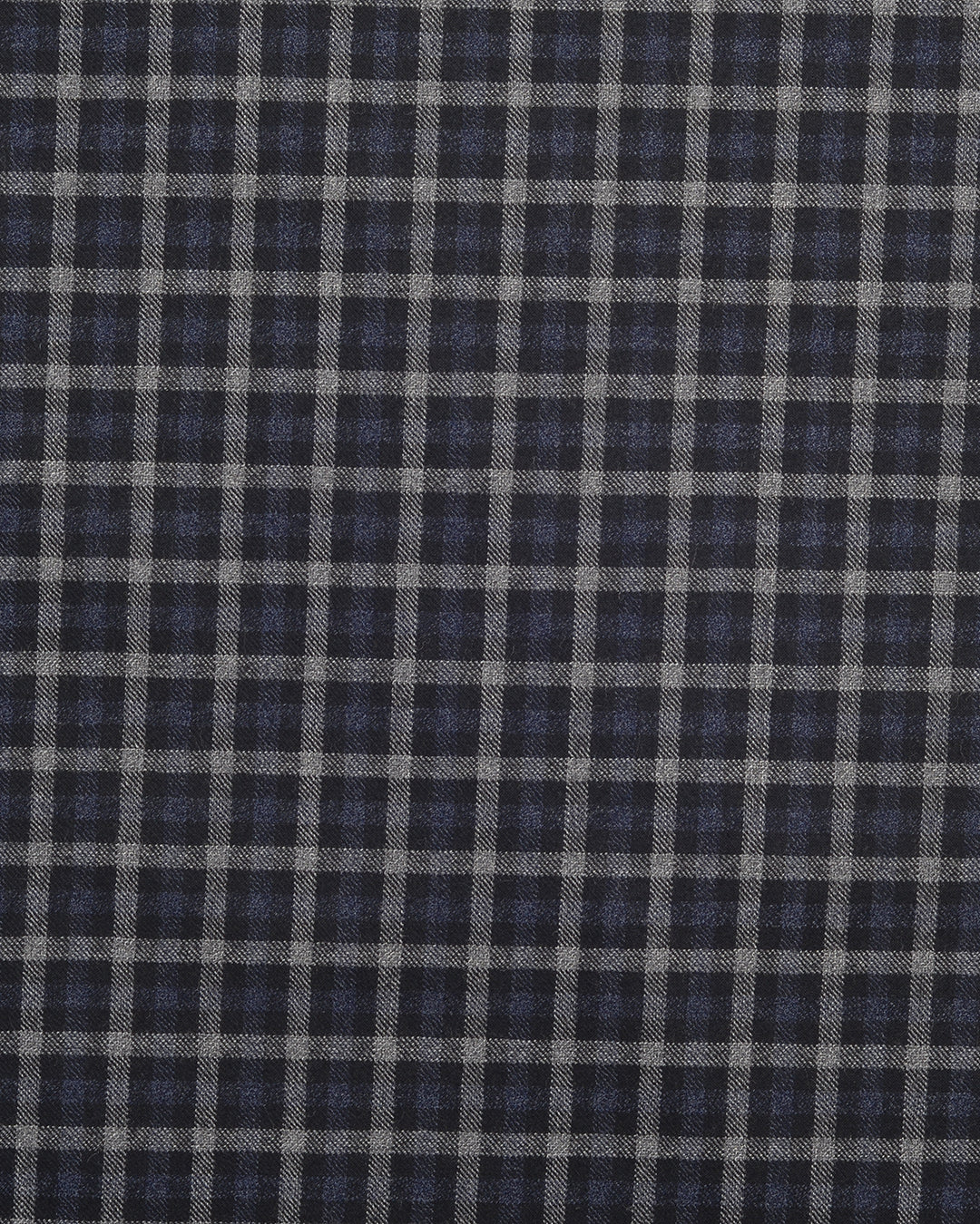 VBC Black & Grey Checks Twill - 2