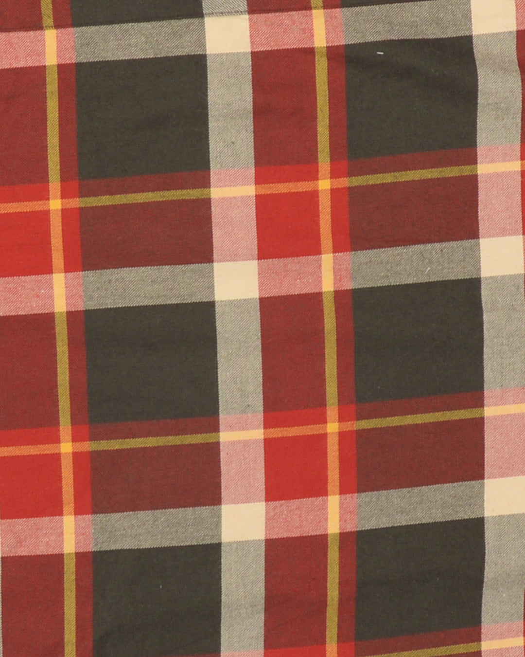 Olive Maroon Tartan - 5