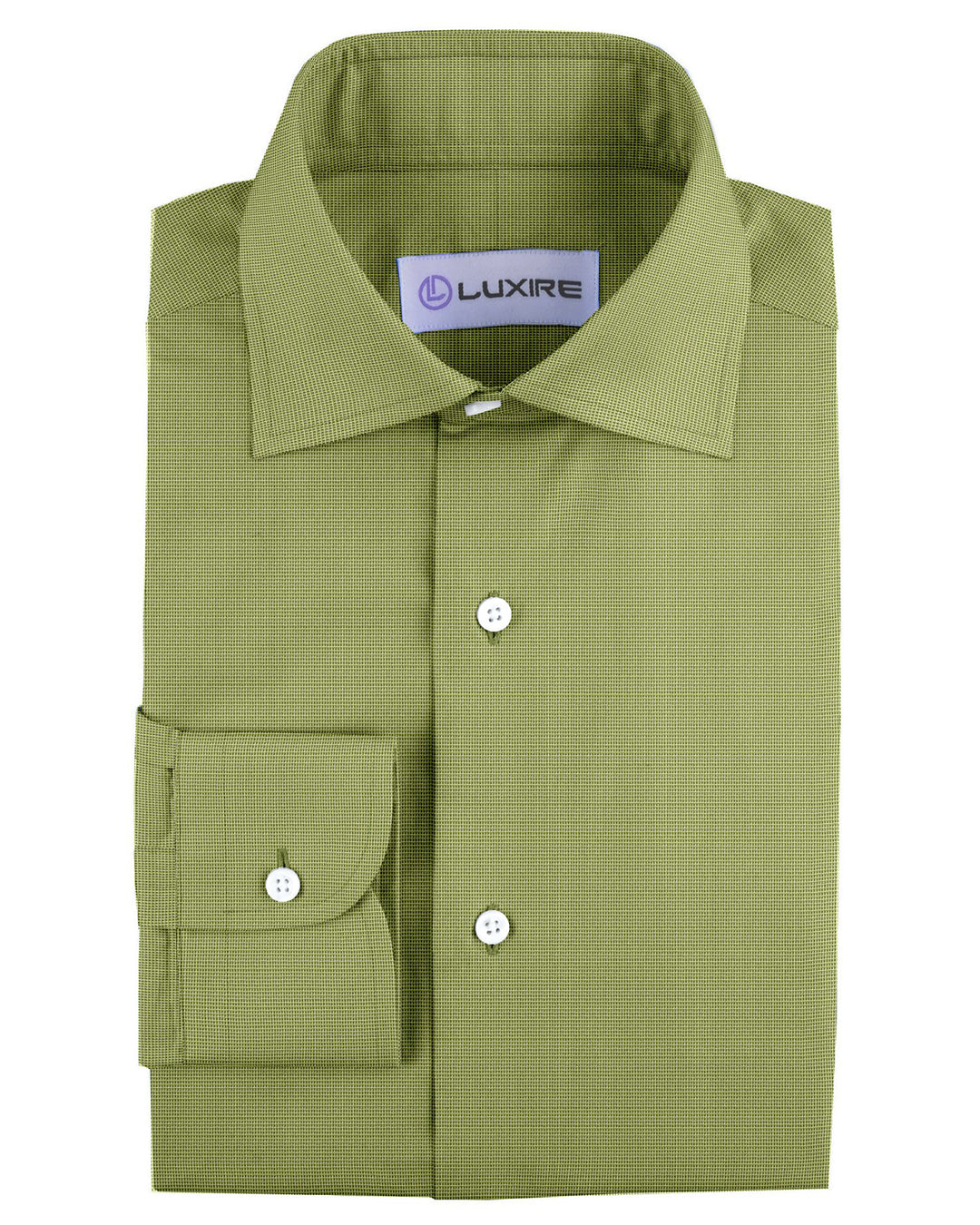 Cotton Poly: Lemon Green End On End - 1