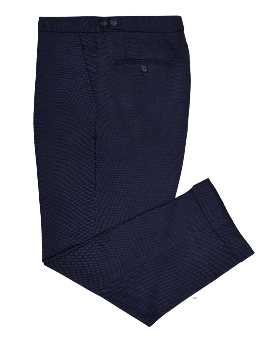 Delfino Navy Winter Hopsack - 1
