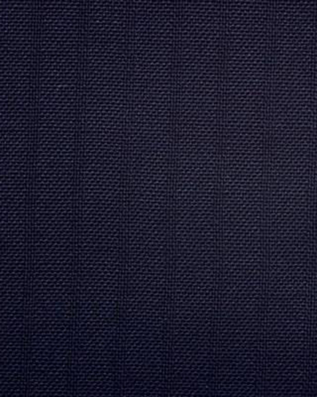 Dugdale Fine Worsted - Navy Self-Stripe Jacket - 2