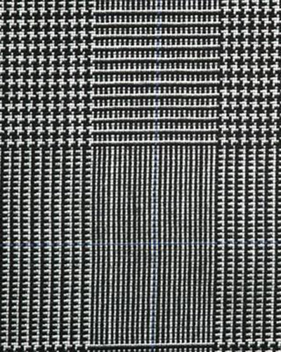 Dugdale Fine Worsted - Grey Prince of Wales with Blue Overcheck