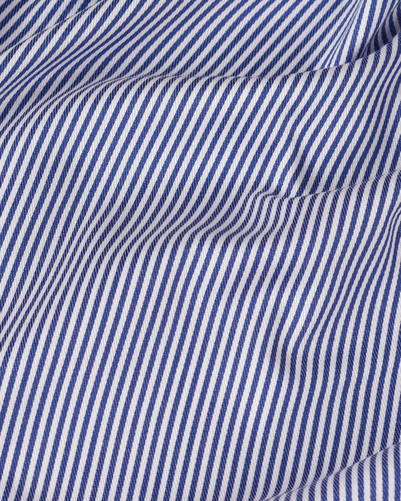 Dark Navy Blue Rope Stripes